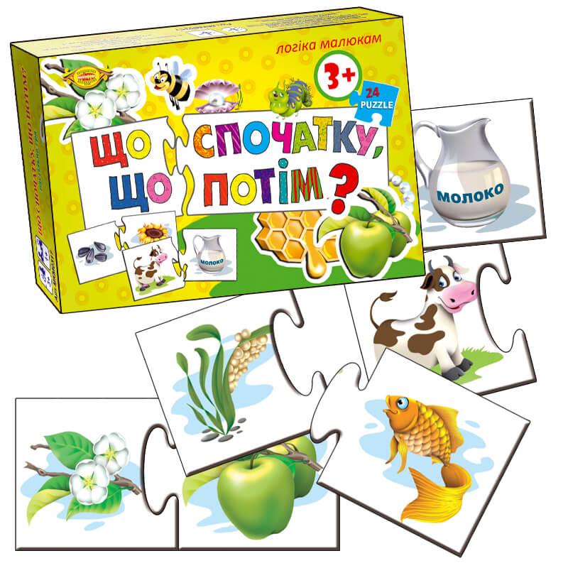 Гра настільна Що спочатку, що потім? Талант арт. МКМ0317