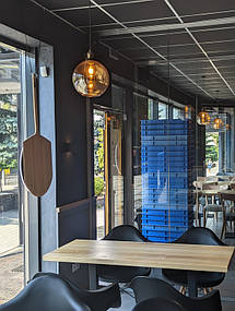 Прямокутні столи з масиву ясена, Опора Серія 1