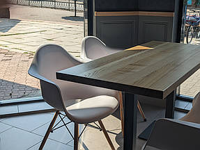 Прямокутні столи з масиву ясена, Опора Серія 1