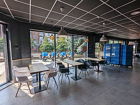 Прямокутні столи з масиву ясена, Опора Серія 1