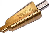 Сверло конусное ступенчатое по металлу 10-30 мм YATO YT-44746 (Польша)