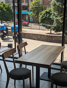 Прямокутні столи з масиву ясена, Опора Серія 1