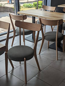 Прямокутні столи з масиву ясена, Опора Серія 1