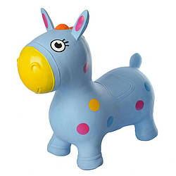Дитяча іграшка прыгун-лошадка, синяя (MS1582Blue)
