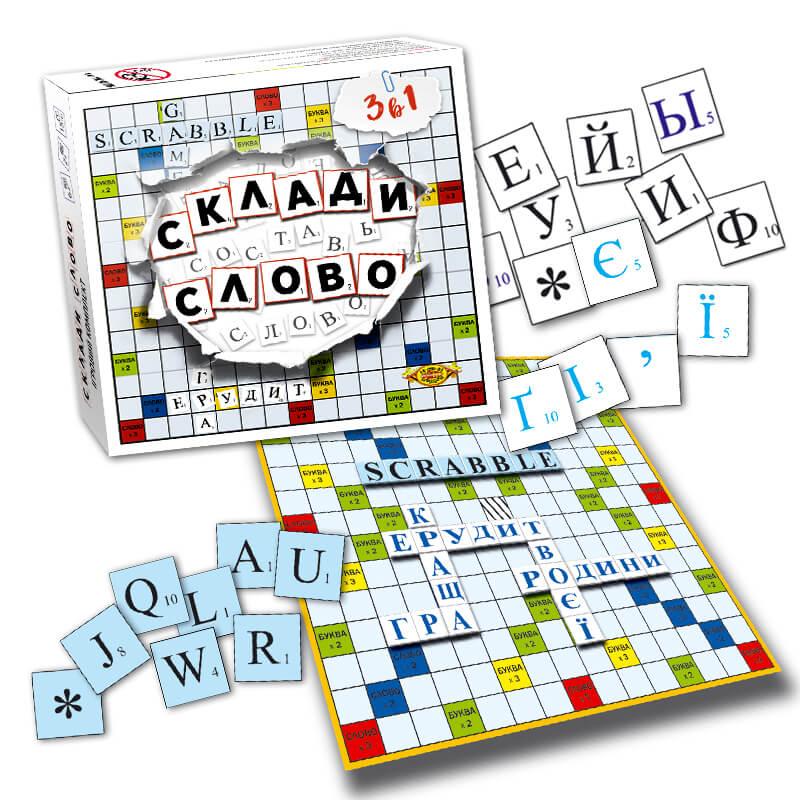 Гра настільна Склади слово. Ерудит (Scrabble) Талант арт. МКМ0316, фото 1