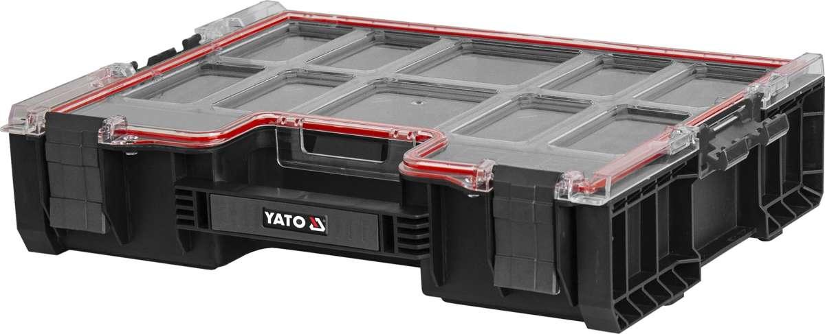 Органайзер з 8 комірками (452x 358x 110 мм) Р30 до модуля S12 Yato YT-09179 (Польща), фото 1