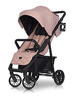 Коляска прогулочная детская Euro-Cart Flex black edition, Langust, малышу от рождения до 22 кг., пудра