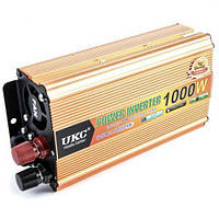 Перетворювач автомобільний інвертор UKC 24V-220V 1000W