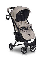 Прогулочная коляска для ребенка с рождения до 22 кг. Euro-Cart Volt black edition, Fossil, бежевая