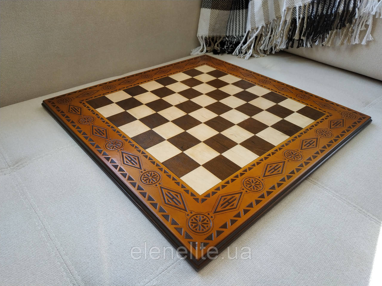 Эксклюзивная Шахматная Доска "Royal DeLuxe". Выжигание По Дереву ...