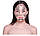 3D силіконова масажна щітка для вмивання, очищення та масажу обличчя із зарядкою на магнітних контактах темно-рожева. Оригінал, фото 6