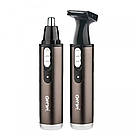 Тример для гоління 2в1 Geemy GM-3112 / Акумуляторна триммер машинка для стрижки волосся в носі, фото 2