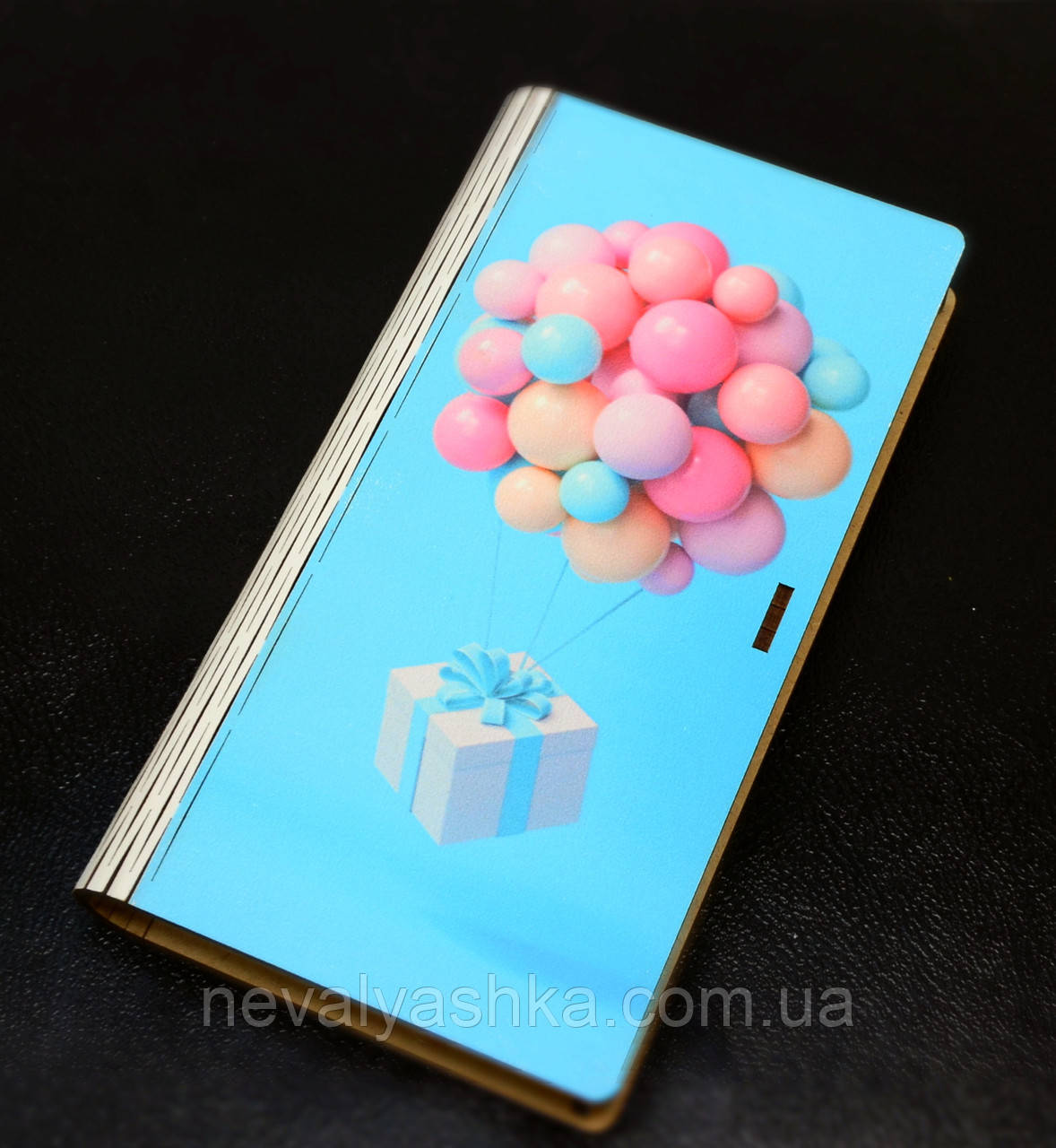 Деревянный Конверт для Денег, Подарочная Коробка для Денег 19х10 См ...