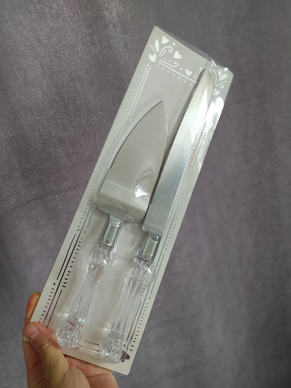 Нож и лопатка для торта - фото 2 - id-p1674317952