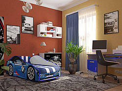 Дитяче ліжко у вигляді авто BMW 170*80 см (ЕЛІТ) з матрацом, безкоштовна доставка