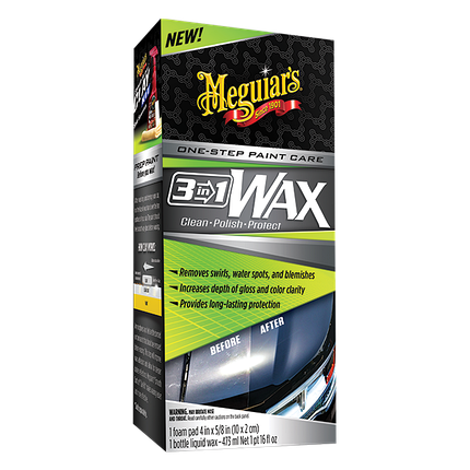 Віск 3 в 1 - Meguiar's Wax 3-in-1 473 мл. (G191016), фото 1