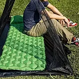 Widesea надувний килимок матрац туристичний з подушкою в намет - Зелений, фото 7