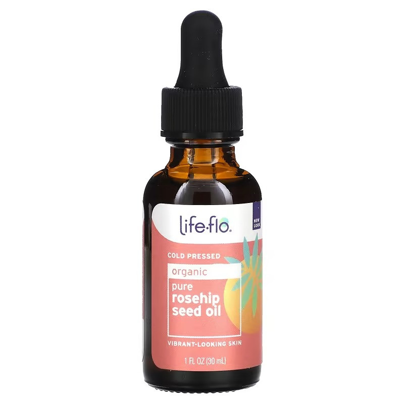 Олія насіння шипшини Life-flo "Pure Rosehip Seed Oil" для догляду за сухою шкірою (30 мл)