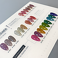 Світловідбивна база Disco color base для дизайну нігтів /Дизайнер, 9 мл, фото 4