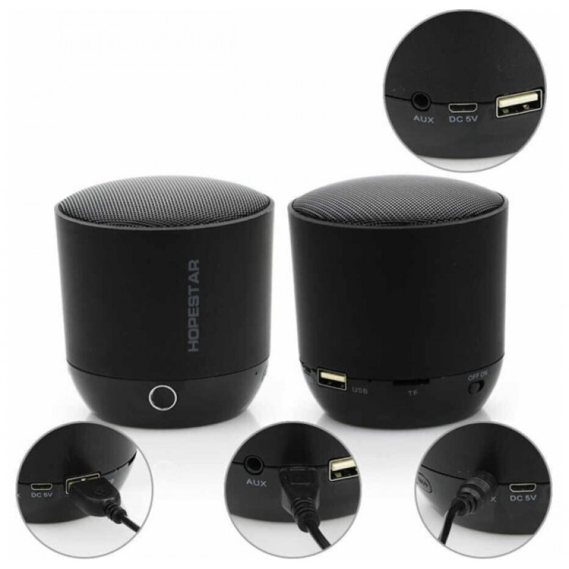 Портативная Bluetooth колонка Hopestar H9 Акустика 3 Вт HQ Strong Power Черная - фото 5 - id-p1674158102