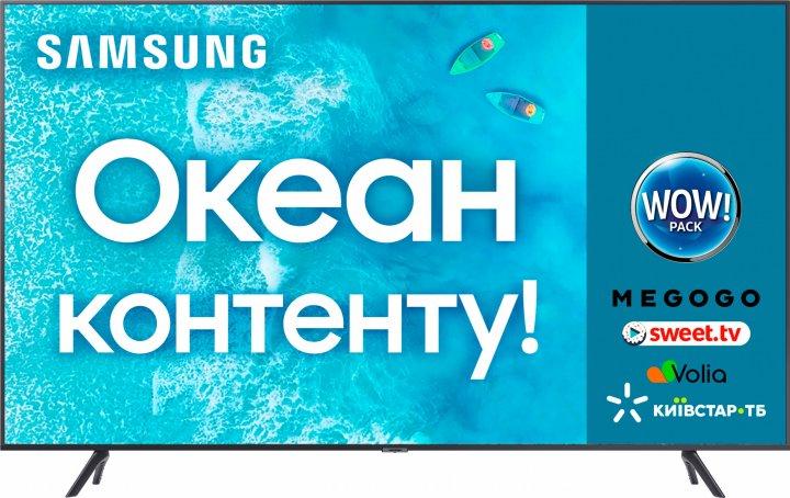Телевізор Samsung 43" UE43AU7100UXUA Black