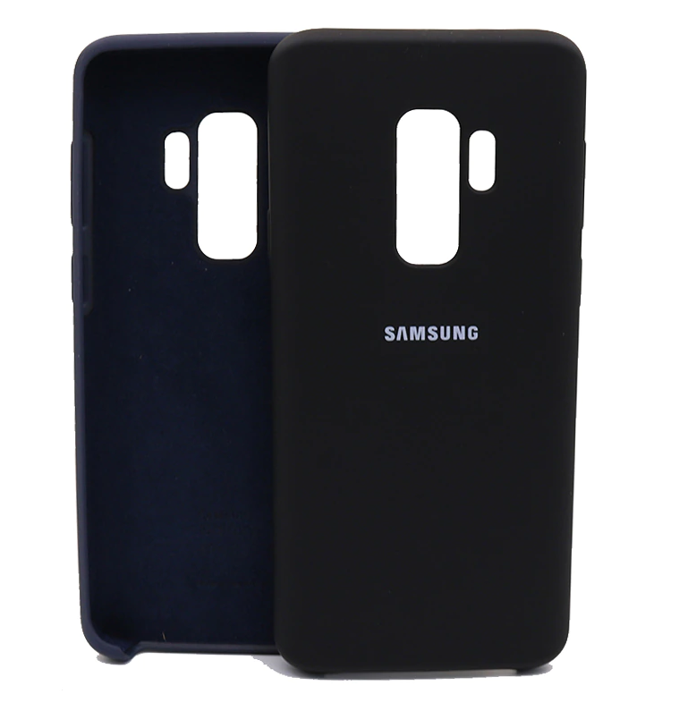 Чохол-бампер Silicone cover з мікрофіброю для Samsung Galaxy S9 Plus (SM-G965FZ)
