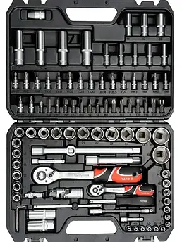 Набір інструментів універсальний YATO 1/2" І 1/4" 94 ПРЕДМЕТА YT-12681