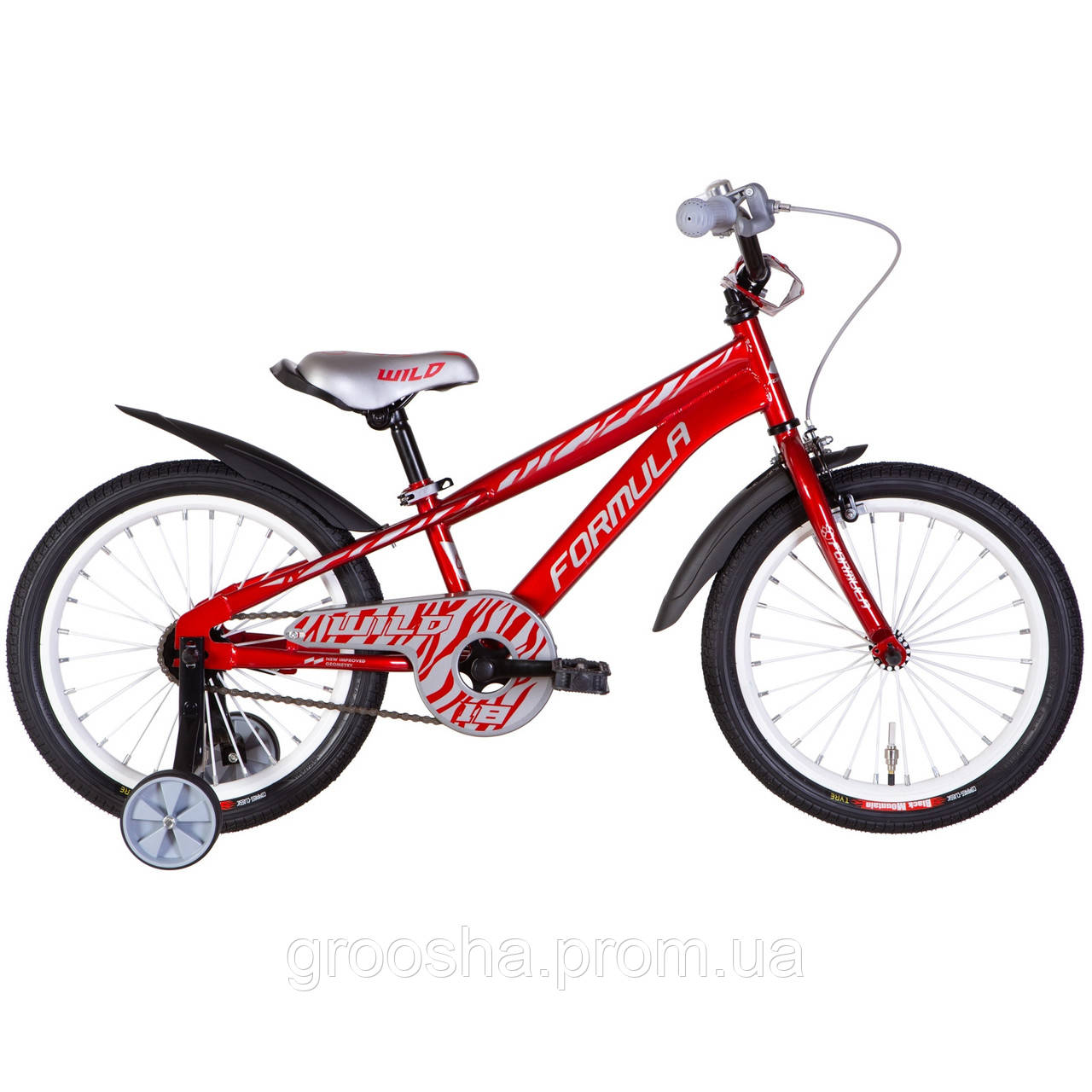 Велосипед 18#34; Formula Wild 2022 9#34; красный/серый OPS-FRK-18-126 ...