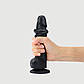 Фалоімітатор з ефектом рухомої шкіри Strap-On-Me Sliding Skin Realistic Dildo Black - XXL, 20,8х4,6 см., фото 2