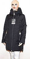Жіноча зимова куртка черна MaxRita 60