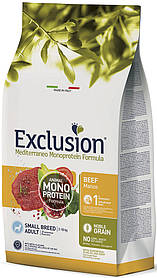 Exclusion Adult Beef Small Breed корм для дорослих собак дрібних порід з яловичиною 500 г