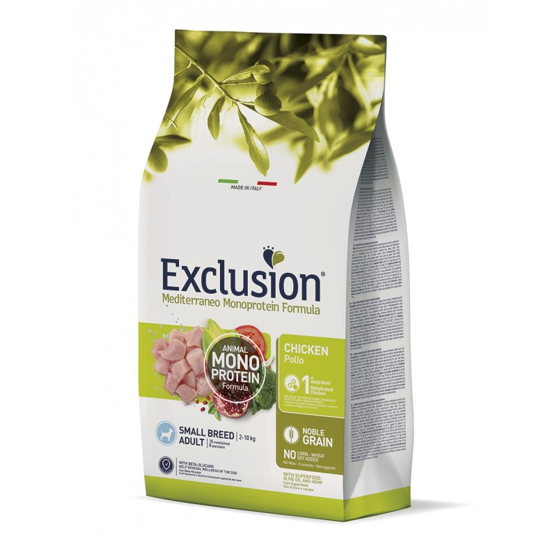 Exclusion Adult Chicken Small Breed корм для дорослих собак дрібних порід з куркою 500 г