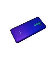 Крышка Xiaomi Redmi 9 синий сервисный оригинал с разборки (потертости)