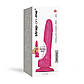 Фалоімітатор із ефектом рухомої шкіри Strap-On-Me Sliding Skin Realistic Dildo Fuchsia - S, 17х3,6 см., фото 8