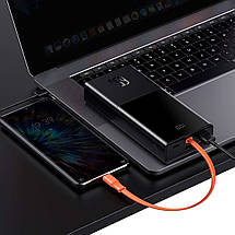 Вербанк Baseus 20000mAh 65W 5A з технологією QC3.0+PD3.0 і Type-C кабелем 65W PPJL000001 (Черний), фото 2