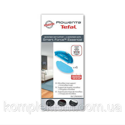 Резервуар для води + серветки (4 шт.) для робота-пилососа Rowenta ZR690002, фото 3