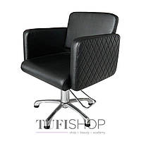 Кресло парикмахерское POLO LUX черный (VM884)
