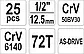 Набір інструментів YATO 1/2" М10-32 ММ 25 ШТ YT-38741, фото 5