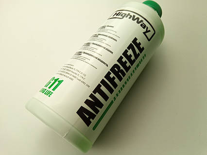 Антифриз HighWay концентрат (зелений) 1,5л.