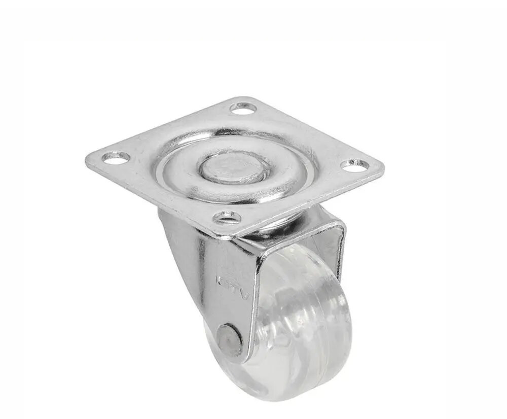 Ролик d-35 мм без стопора прозорий KM-A035MM-00, фото 1