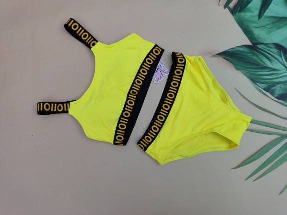 Купальник для подростков Fuba 2136 Тийна желтый (В НАЛИЧИИ ТОЛЬКО 34 36 38 40 42 УКР р-ры ), фото 1