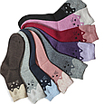 Шкарпетки жіночі термо верблюжа вовна фіолетові котики розмір 37-42, фото 6