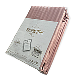 Простирадло з наволочками Maison Dor Satin Led Sheet Rose сатин 240*260 см,50*70 см рожева, фото 2