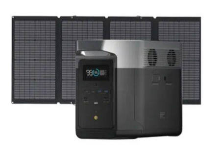 Комплект зарядна станція EcoFlow DELTA Max (1600) і сонячна панель 220 Вт, фото 1