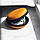 Кейс для навушників та зарядки 83х83х33мм із сітковою кишенею в середині Оранжевий, фото 4
