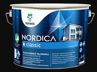 Краска для деревянных фасадов Nordica Classic Teknos полуматовая, 9л