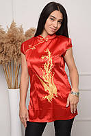 Блуза женская красного цвета 148931T Бесплатная доставка