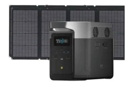 Комплект зарядна станція EcoFlow DELTA Max (1600) і дві сонячні панелі 220 Вт, фото 1