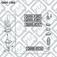 Опора переднего амортизатора (Q-FIX: Q000-1382)