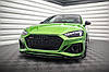 Сплітер Audi RS5 F5 (2019+) тюнінг обвіс губу спідницю елерон (V2), фото 2